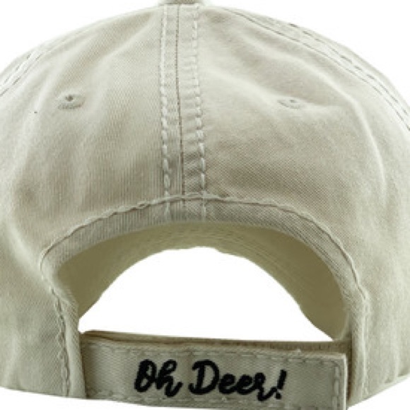 OH DEER WASHED VINTAGE BALLCAP - Picture 2 of 11
